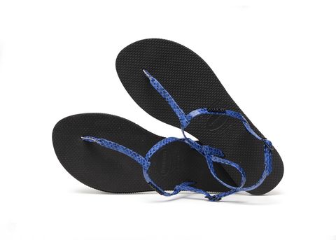 Footwear, Shoe, Cobalt blue, Flip-flops, Slipper, 