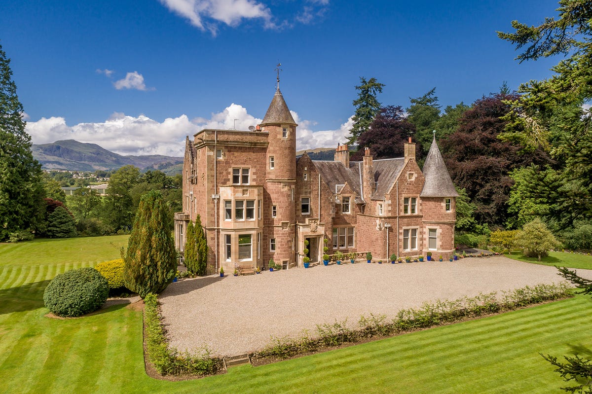 Scottish Country House With Glamorous Interiors For Sale Houses For 