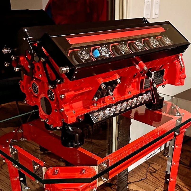 This Ferrari V-12 Watch Winder Costs $65,000