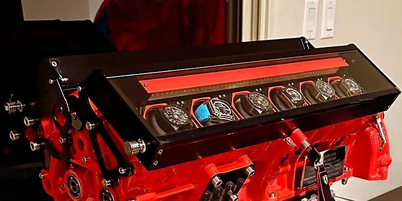 This Ferrari V-12 Watch Winder Costs $65,000
