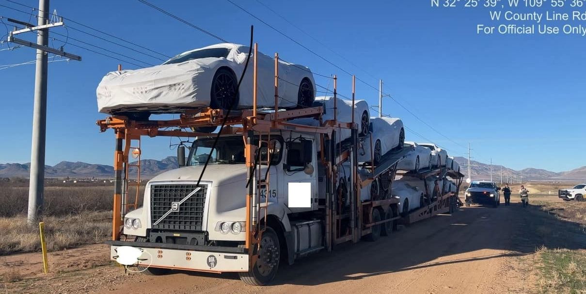 Man Steals Semi Hauling $1.25 Million Worth of New Corvettes for Ride Home from Prison
