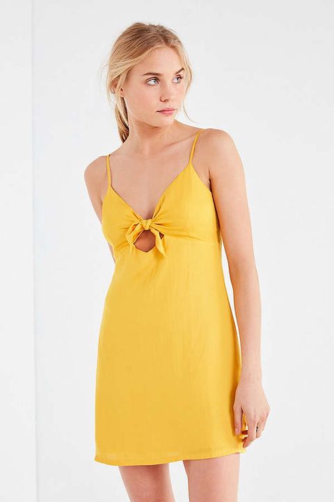 Selena Gomez Looks Like a Beautiful Ray of Sunshine in This Yellow Dress