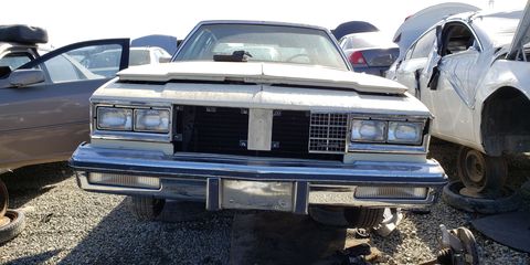 1984 Oldsmobile Cutlass Supreme in California junkyard