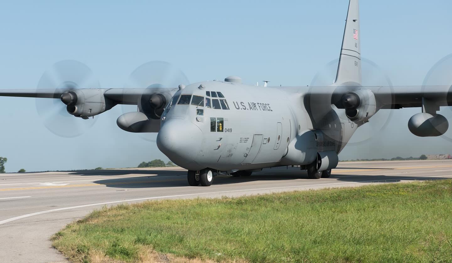 Watch This USAF AC-130J Ghostrider Land on an Arkansas Highway