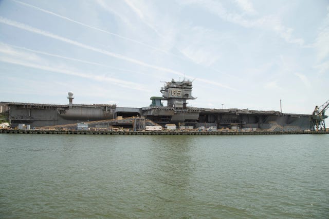 USS Enterprise Dismantling