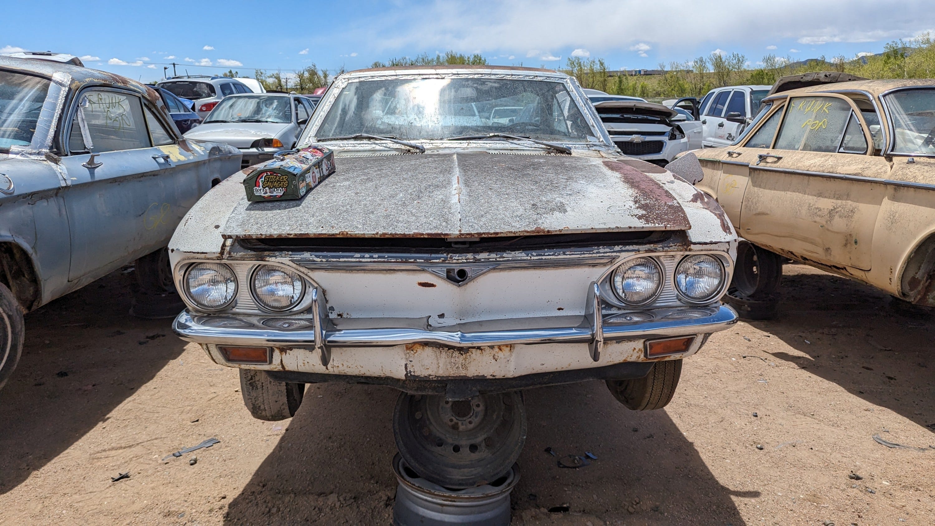 1968 Chevrolet Corvair 500 Sport Coupe Is Junkyard Treasure