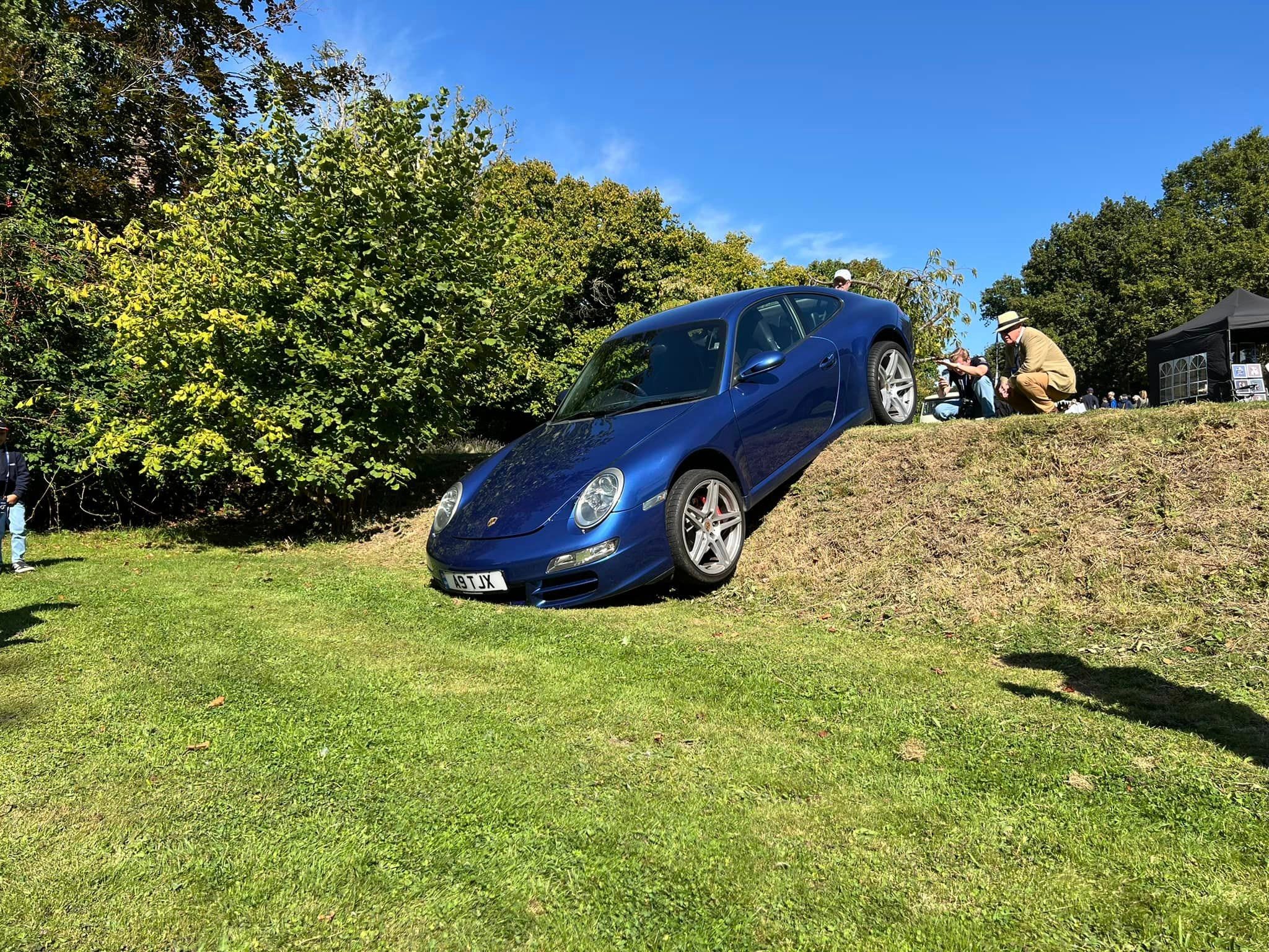 Whoops: Porsche 911 Driver High-Centers His 997 at Car Show