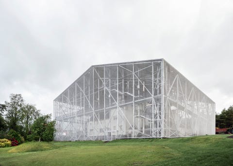 Architecture, Greenhouse, House, Sky, Facade, Building, Grass, Tree, Glass, Plant, Architecture, Greenhouse, House, Sky, Facade, Building, Grass, Tree, Glass, Plant,