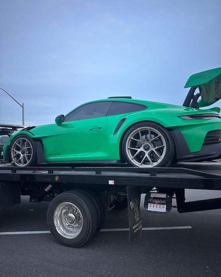 Porsche 911 GT3 RS Impounded After Doing Donuts in Florida Interstate Takeover