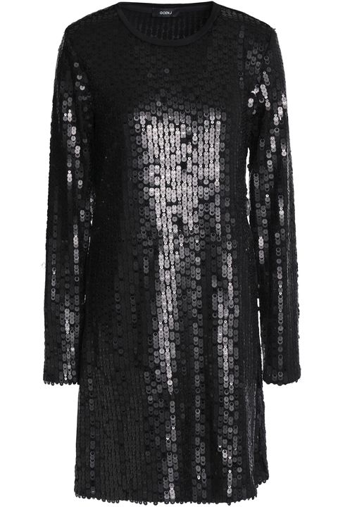 Bella Hadid sparkles in a thigh-split sequin dress for Bulgari dinner ...