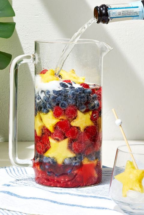 star spangled spritzer in a pitcher
