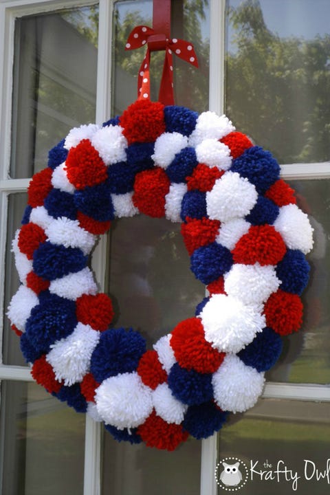 20 Diy 4th Of July Wreaths Easy Ideas For Fourth Of July