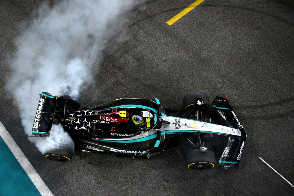 Lewis Hamilton Signs Off From Historic Mercedes Career with 'Drive of a World Champion'