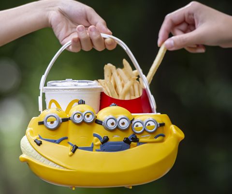 麥當勞推「小小兵萬用置物籃」限量販售，全台只有七萬個！