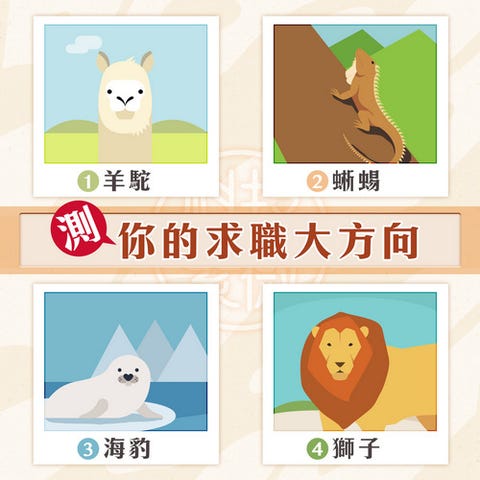 求職 轉職沒方向 超準 心理測驗 來參考 從你選的寵物幫你分析解惑 求職 轉職沒方向 超準 心理測驗 來參考 從你選的寵物幫你分析解惑