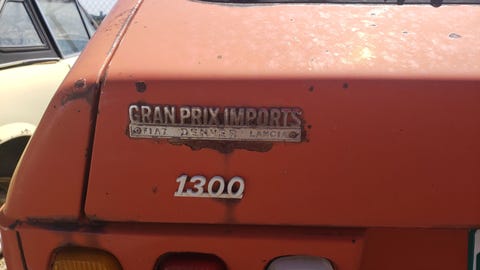 1977 fiat 128 3p in colorado junkyard