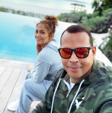 A-Rod Posts Photo Of Jennifer Lopez With No Makeup On Instagram