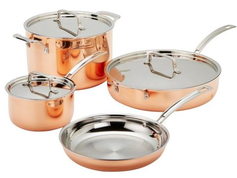 Product, Lid, Cookware and bakeware, Stock pot, Copper, Sauté pan, Saucepan, Metal, Hot pot, 