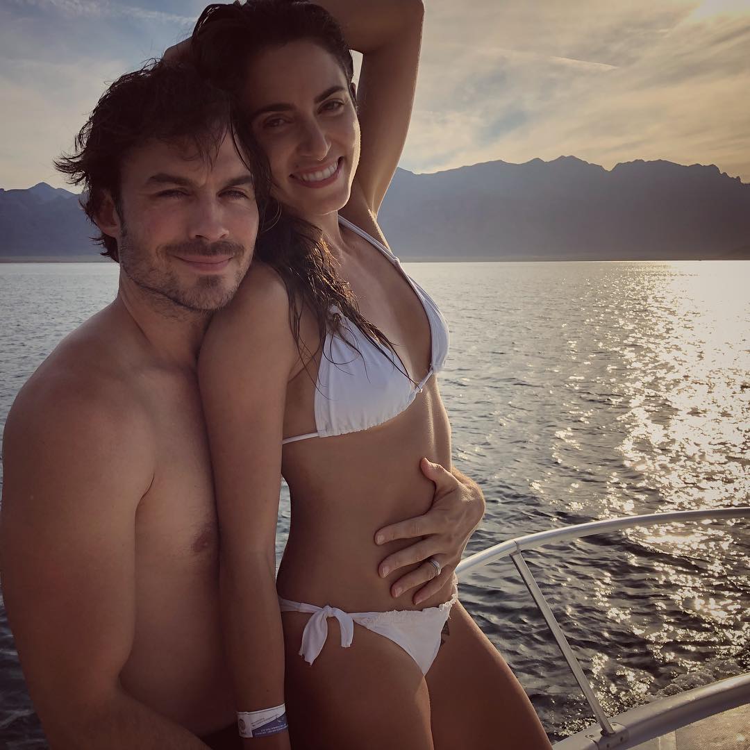 Ian Somerhalder Can T Stop Gushing About Working With His Wife On V Wars