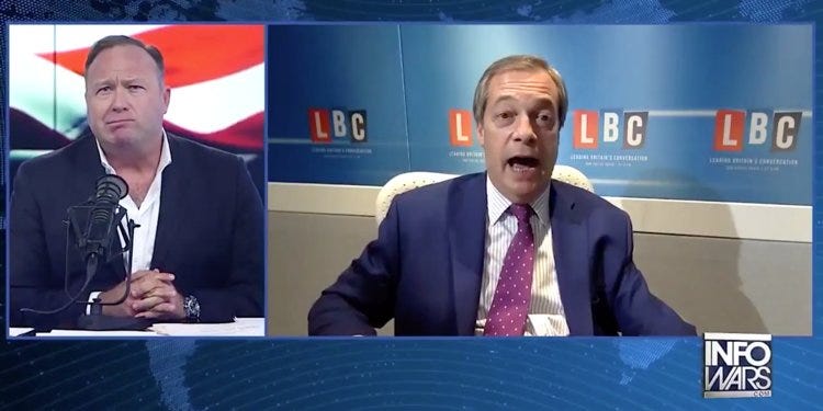 Nigel Farage Is So Desperate For Attention He's Hanging Out With A 7/7 Conspiracy Theorist