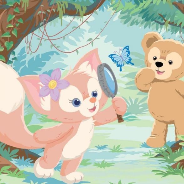 迪士尼宣布新角色！第七位達菲家族成員「粉紅狐狸linabell」，夢幻毛色＋絨毛尾巴少女心噴發