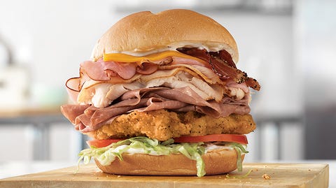 Arby S New 5 Mega Meat Stack Has Five Types Of Meat New Arby S Menu Items Arby S New 5 Mega Meat Stack Has Five Types Of Meat New Arby S Menu Items