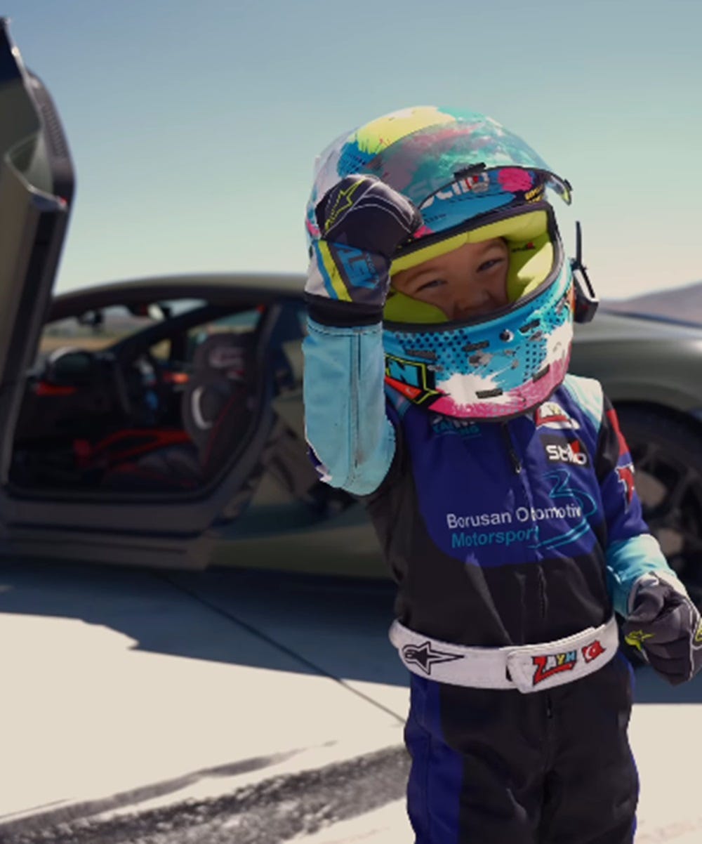 Watch This 5-Year-Old Hit 193 MPH in Lamborghini Revuelto