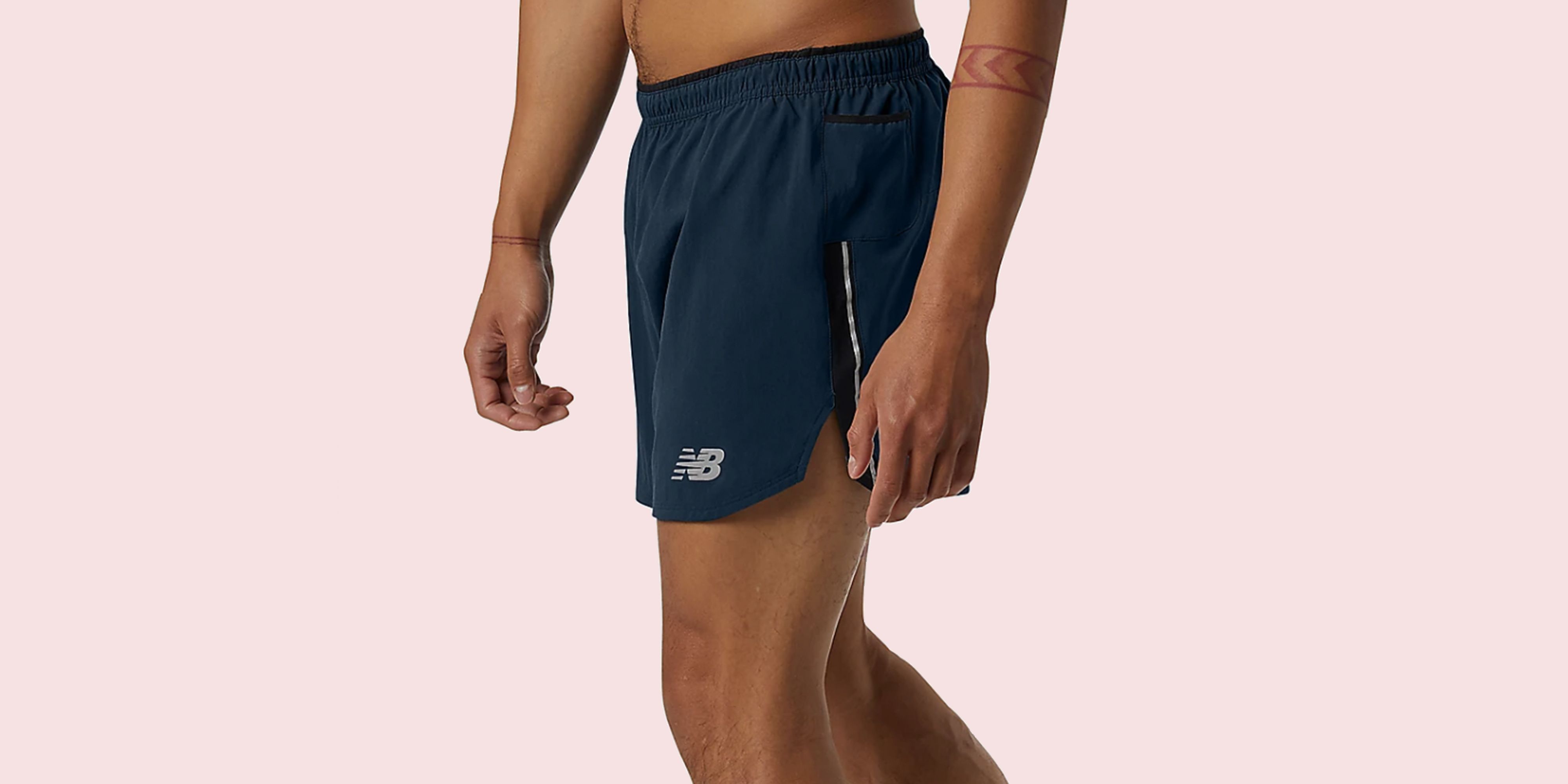 More Mile More-Tech Split Leg Mens Shorts Gym Running Sports Workout 