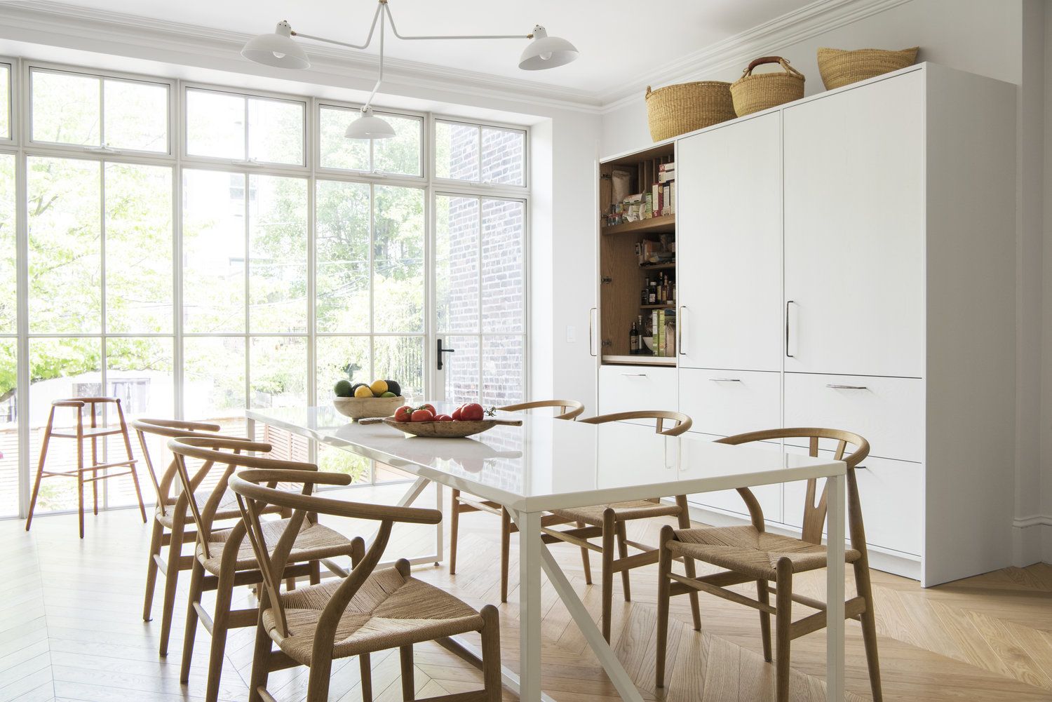 pantry with dining table