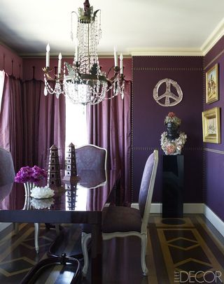 25 Purple Room Decorating Ideas How, Purple Dining Room Decorating Ideas