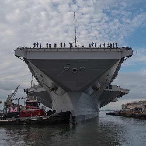 USS Gerald R. Ford (CVN 78) Moves