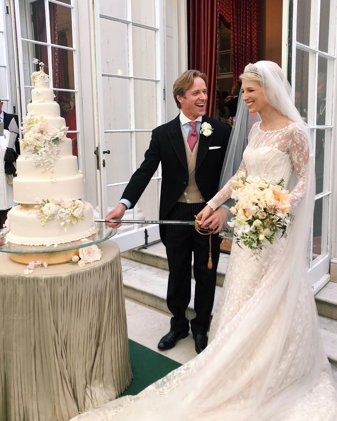 See Gabriella Windsor Thomas Kingston At Their Wedding Reception