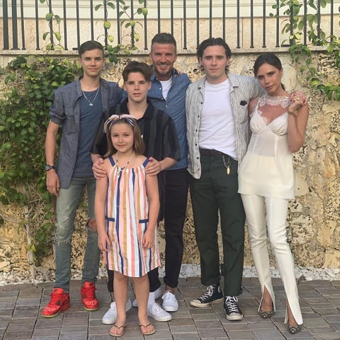 El fin de semana de la familia Beckham en Miami: muchos besos y poca  separación - La familia Beckham (al completo) disfruta en Miami