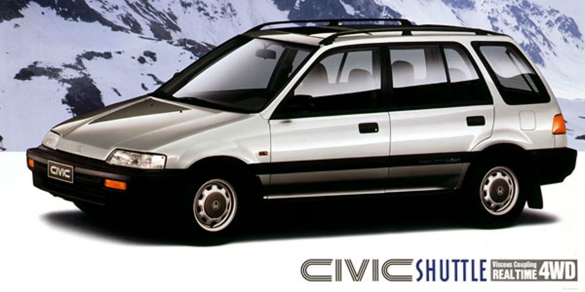 The 1989 Honda Civic 4WD Wagon Was a Weird Innovator