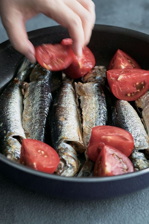 いわしとトマトの蒸し焼き Elle Gourmet エル グルメ