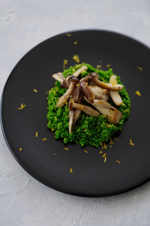 ほうれん草のクスクス きのこ添え Elle Gourmet エル グルメ ほうれん草のクスクス きのこ添え Elle Gourmet エル グルメ