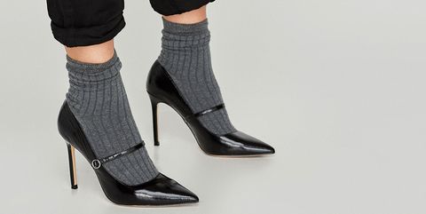 Zara shoes socks