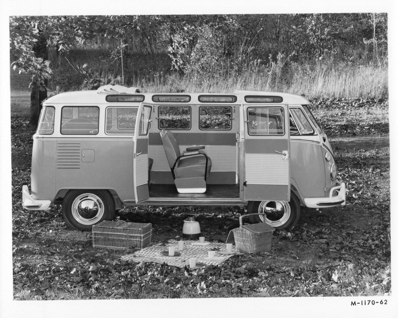vw bus with windows on top