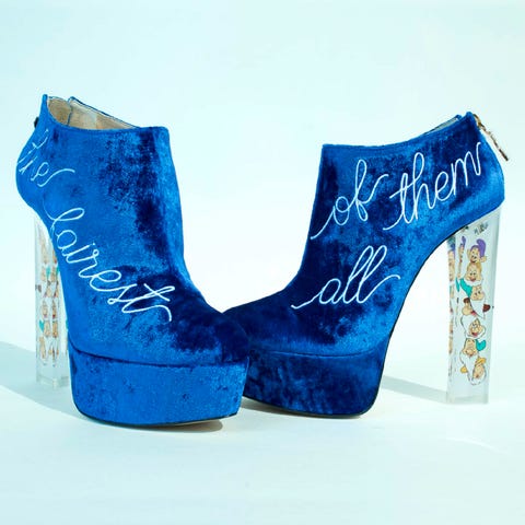Footwear, Blue, High heels, Cobalt blue, Electric blue, Shoe, Aqua, Azure, Turquoise, Font, 