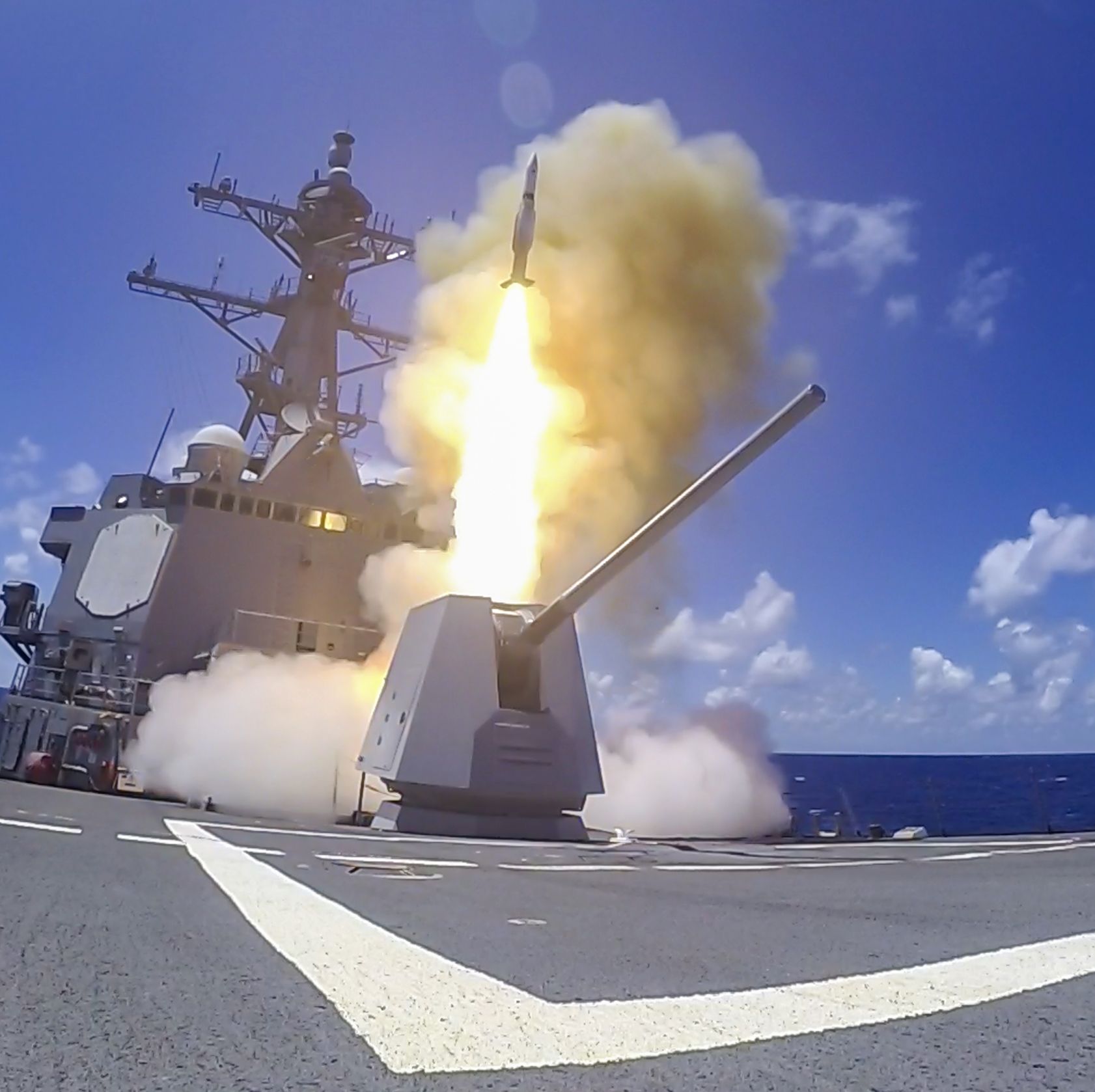 How U.S. Destroyers Keep Shooting Down Houthi Anti-Ship Missiles Without Fail