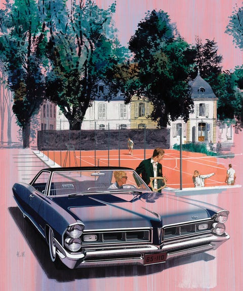 1965 pontiac grand prix illustration