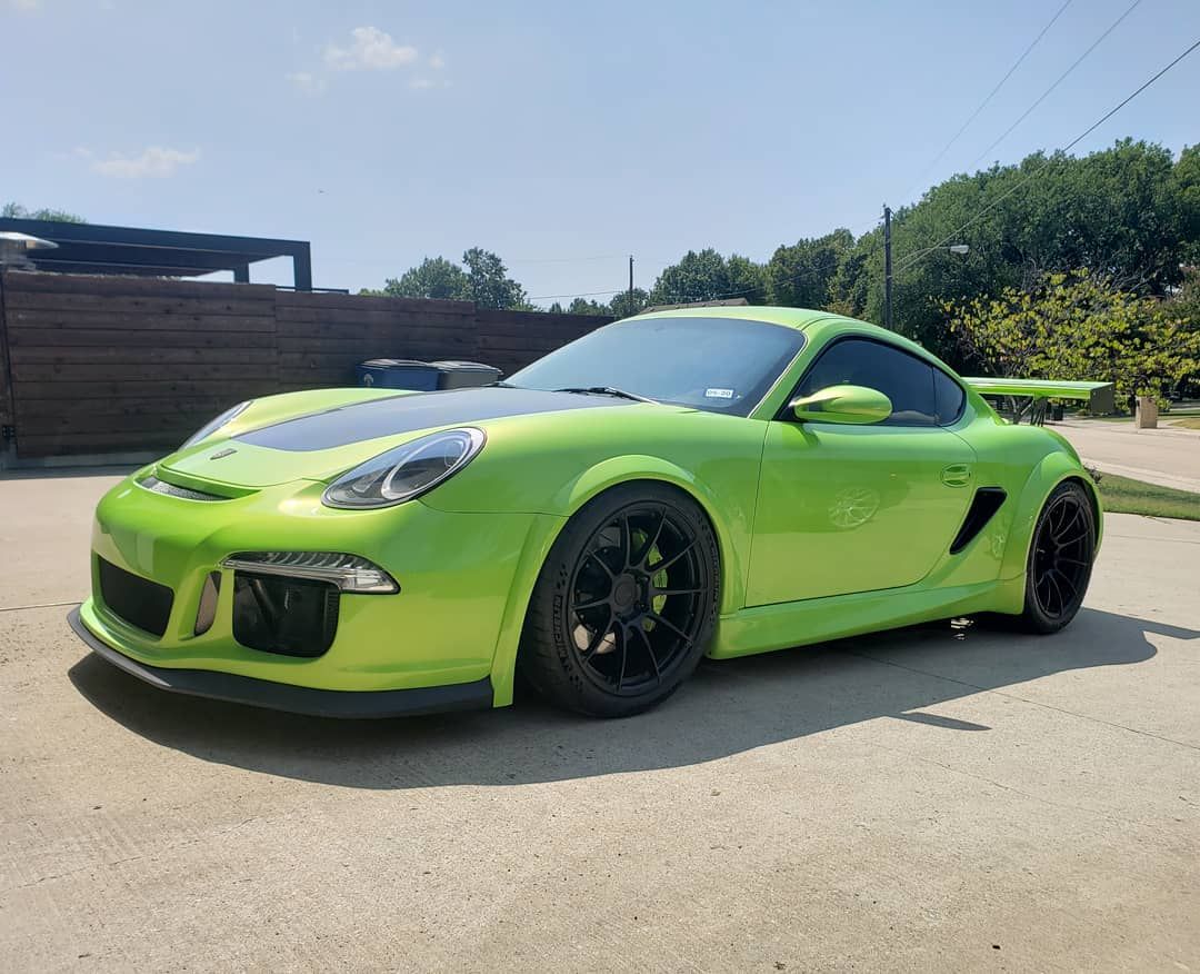 1200-HP Twin-Turbo V-8-Swapped Porsche Cayman With Gated Manual