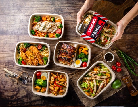 TGI FRIDAYS 外帶餐盒 tgi fridays 外帶餐盒