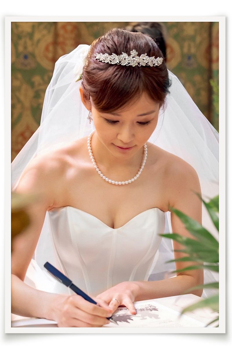 リアル花嫁発 結婚式の髪型 ベールスタイル見本帳