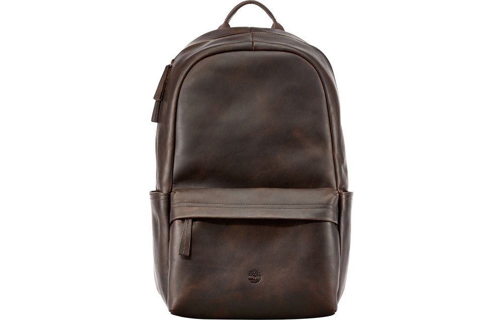 timberland leather backpack mens