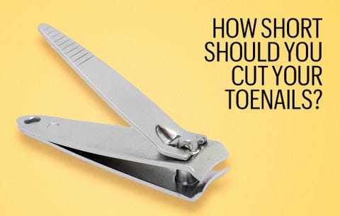 So how should you cut your toenails?