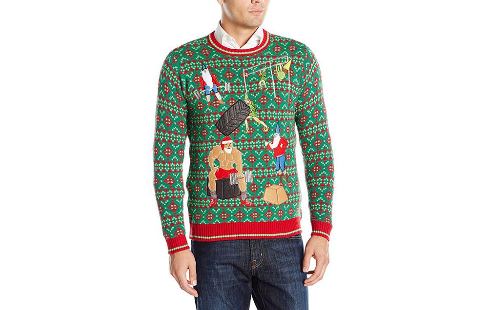 crossfit ugly christmas sweater
