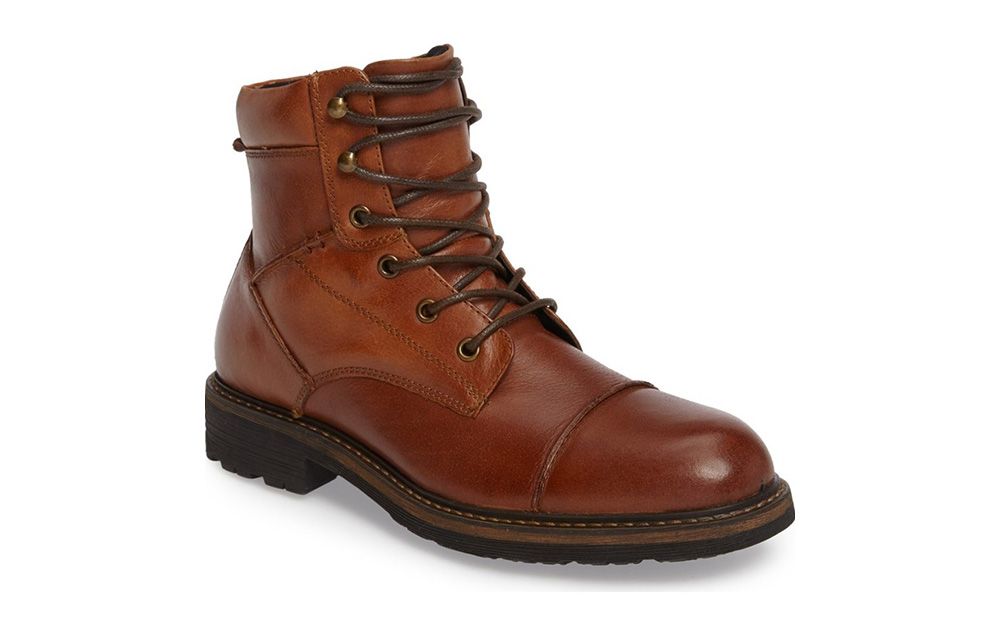 the rail derek cap toe boot