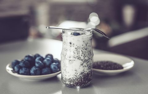 chia seed and pudding
