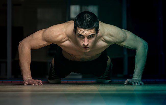 push up core workout